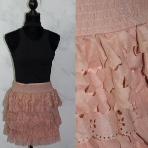 Lace Pink Skirt (L-XL)